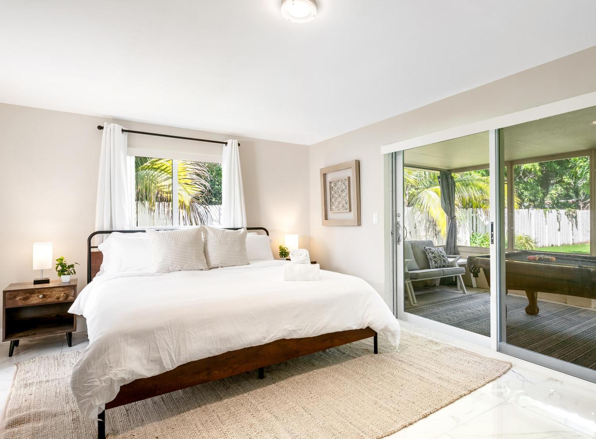 Modern Bungalow Near Wilton Drive I Pool Table Fort Lauderdale Luaran gambar