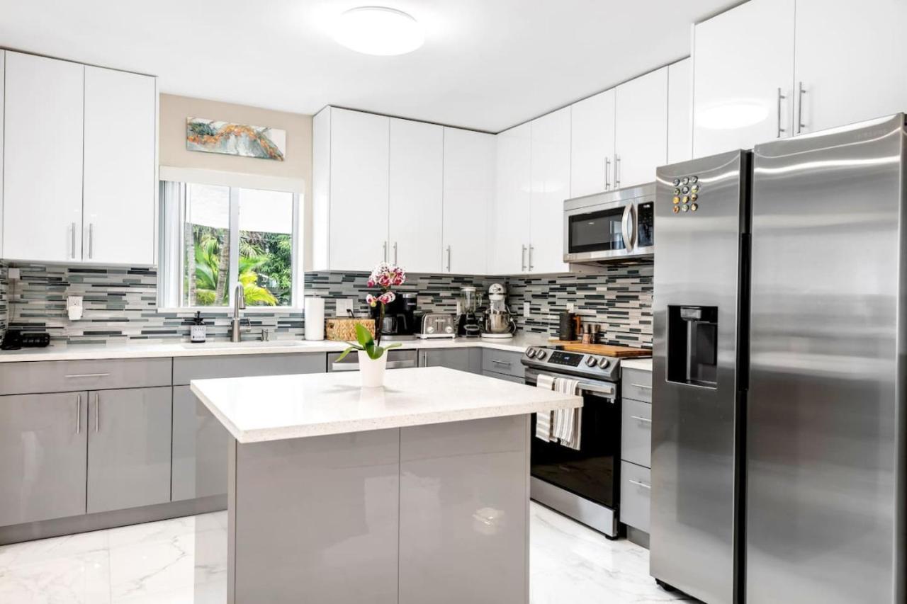 Modern Bungalow Near Wilton Drive I Pool Table Fort Lauderdale Luaran gambar