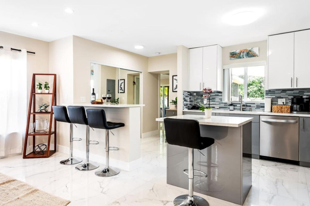 Modern Bungalow Near Wilton Drive I Pool Table Fort Lauderdale Luaran gambar