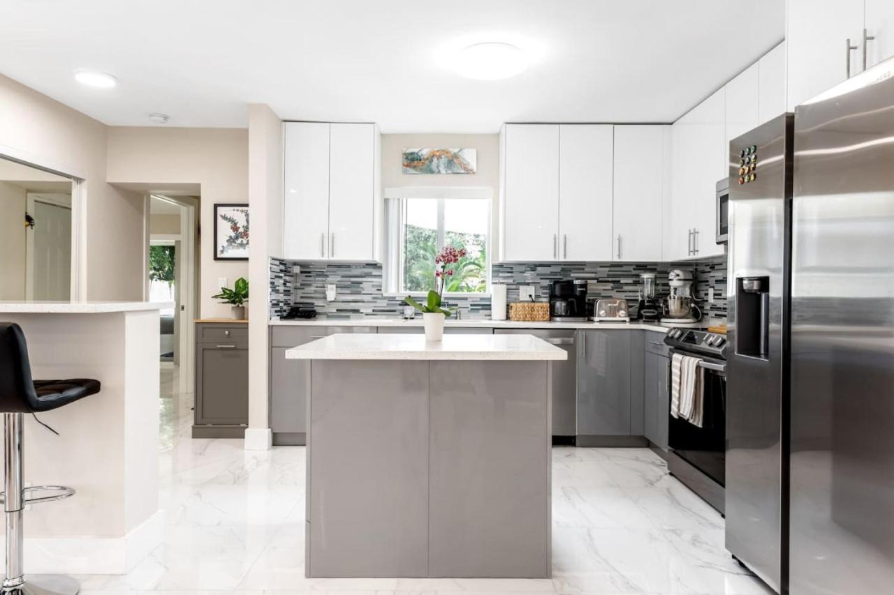 Modern Bungalow Near Wilton Drive I Pool Table Fort Lauderdale Luaran gambar